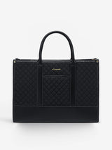 LOVEVOOK 2 Pcs Quilted Laptop Tote Bag, 15.6" 17" 2224