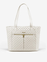 LOVEVOOK 2Pcs Diamond Quilted Tote Bag, 15.6" 17" 2176