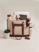 The Anchor Collection Tote Bag, C0004, Cognac
