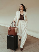 The Anchor Collection Tote Bag, C0003, Cognac