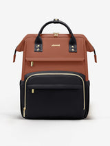 LOVEVOOK Leather Laptop Backpack, 15.6" 17" 22171