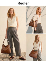LOVEVOOK Vintage Leather Tote 1176
