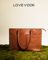 Vintage Laptop Tote Bag 15.6" 17.3"