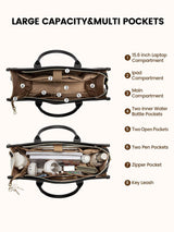 LOVEVOOK 2Pcs Lightweight Computer Bag, 15.6" 17" 3058
