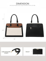 LOVEVOOK Leather Handbag and Purse 2166