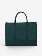 LOVEVOOK 2 Pcs Quilted Laptop Tote Bag, 15.6" 17" 2224
