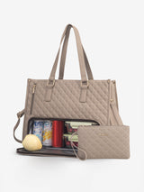 LOVEVOOK 2Pcs Lunch Tote Shoulder Bag, 15.6" 2033