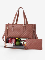 LOVEVOOK 2Pcs Lunch Tote Shoulder Bag, 15.6" 2033