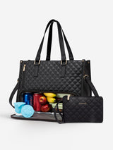 LOVEVOOK 2Pcs Lunch Tote Shoulder Bag, 15.6" 2033