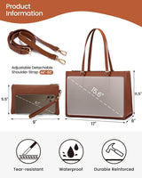 LOVEVOOK 2Pcs Laptop Shoulder Bag, 15.6" 1489