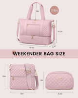 LOVEVOOK 3Pcs Visby Duffel Bag 3012