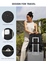 LOVEVOOK 4Pcs Plain Color Travel Backpack, 40L/50L 22210