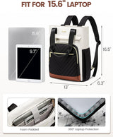 LOVEVOOK Wide Open Laptop Backpack, 15.6" 17.3" 2152