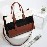LOVEVOOK 2Pcs Colorblock Laptop Tote Bag, 15.6" 17.3" 3024