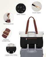 LOVEVOOK Canvas Laptop Tote Bag, 15.6" 3140