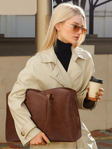 LOVEVOOK Professional Leather Computer Bag, 15.6" 3290