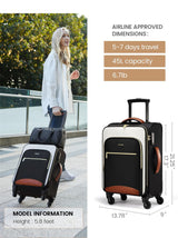 LOVEVOOK Carry-on Suitcase 20 Inch(US ONLY) 3500