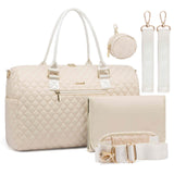 LOVEVOOK 5Pcs Quilted Diaper Tote Bag 2032