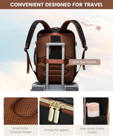 LOVEVOOK 4Pcs Carry on Backpack for Airplanes, 40L/50L 4112