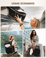 LOVEVOOK 4Pcs Carry on Backpack for Airplanes, 40L/50L 4112