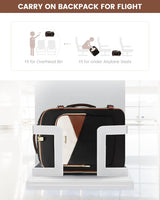 LOVEVOOK 4Pcs Carry on Backpack for Airplanes, 40L/50L 4112
