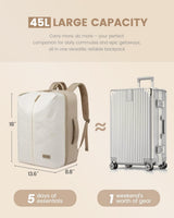 LOVEVOOK Versatile Stylish Travel Backpack, 45L 4116