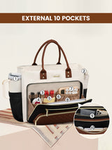 LOVEVOOK Multi-Pocket Laptop Tote Bag , 15.6" 17.3" 4197
