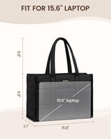 LOVEVOOK Puffer Tote Bag, 15.6" 17" 4233