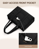 LOVEVOOK Puffer Tote Bag, 15.6" 17" 4233