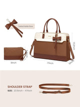 LOVEVOOK 2Pcs Laptop Tote Bag, 15.6" 4235