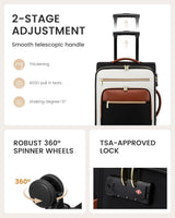 LOVEVOOK Lightweight Waterproof Suitcases, 20"(Only US) 4337