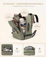 LOVEVOOK 4Pcs Travel Backpack, 30-50L 4385