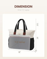 LOVEVOOK Multi-pocket Puffer Tote Bag, 15.6" 17.3" 4422