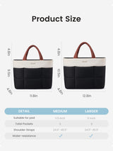 LOVEVOOK Puffer Tote Bags 11.8" 12.8" 4440