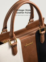 LOVEVOOK Vintage Leather Shoulder Handbag 11" 12.6" 4640
