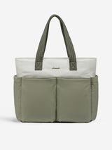 LOVEVOOK 2Pcs Multi-pocket Puffer Tote Bag, 15.6" 17.3" 4327