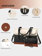 LOVEVOOK 2Pcs Laptop Bag - Urban 3, 15.6" 202603