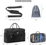 LOVEVOOK 2Pcs Weekender Bag, 17" 2019