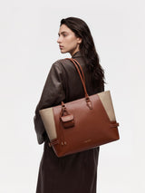 The Anchor Collection Tote Bag, C0003, Cognac