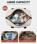 LOVEVOOK 2Pcs Puffer Travel Duffel Bag 4293