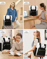 LOVEVOOK Wide Open Laptop Backpack, 15.6" 17.3" 2152