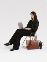 The Anchor Collection Tote Bag, C0003, Cognac