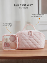 LOVEVOOK 2Pcs Travel Makeup Bag 4488