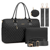 LOVEVOOK 5Pcs Quilted Diaper Tote Bag 2032
