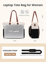 Lunch Tote Bag 15.6" 17.3"
