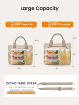 LOVEVOOK Puffer Lunch Bag 13L/18L,5769 5769