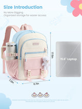 LOVEVOOK School Backpack 15.6" 17.3",5667 5667
