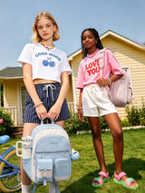 LOVEVOOK Cute School Backpack with Lunch Bag 5568