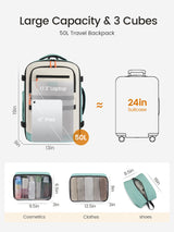 LOVEVOOK 4Pcs Travel Backpack 40L/50L 5523