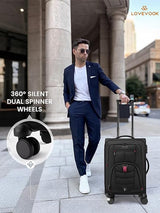 LOVEVOOK Carry On Luggage 22 Inch (Only available in the US) 4333